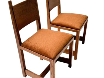 Two Art Deco Modernist Side Chairs by Hendrik Wouda for Pander, 1924
